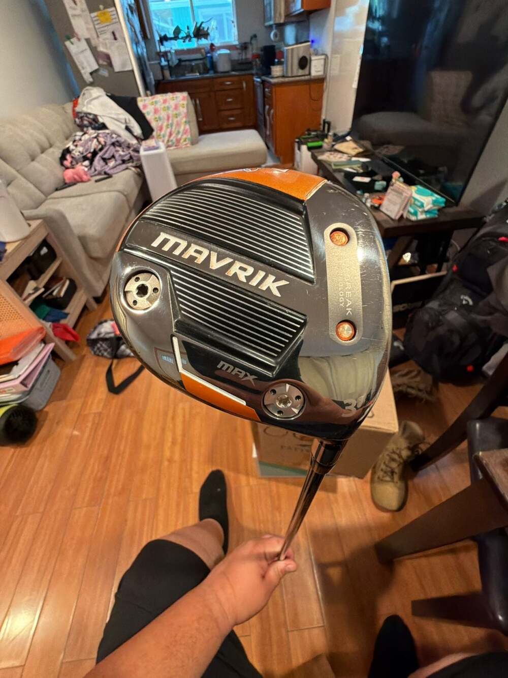 Callaway Mavrik Max 3 Wood with EvenFlow Riptide 6.0 Stiff Flex Graphite Shaft